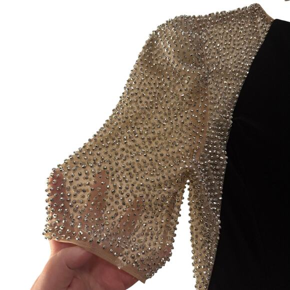 XSCAPE Elise Quarter Sleeve Jersey Knit Dress Size 8P New with Tag MSRP $279 - Picture 10 of 12